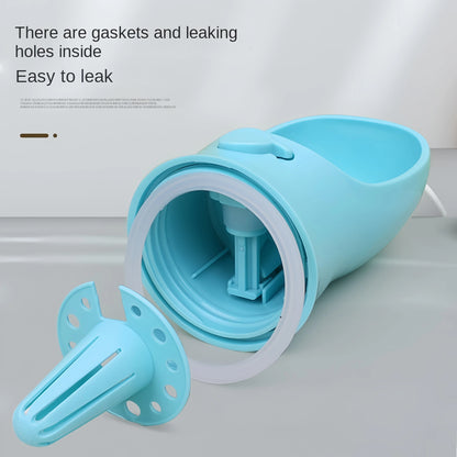 2 In 1 Portable Dog Cat Water Bottle with Storage Food and Water Container for Puppy Pets dogs Feeder Bowl Outdoor Travel