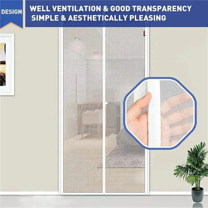 Magnetischer Anti-Mücken Vorhang – Automatisch schließendes Fliegengitter für Türen & Fenster