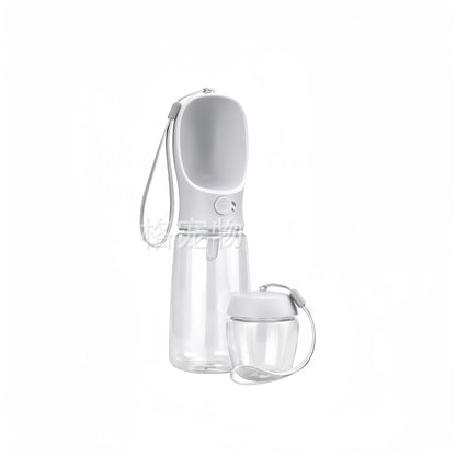 2 In 1 Portable Dog Cat Water Bottle with Storage Food and Water Container for Puppy Pets dogs Feeder Bowl Outdoor Travel