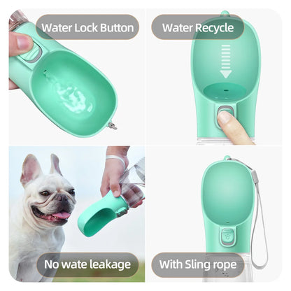 Tragbare Hundewasserflasche – Auslaufsichere Trinkflasche für kleine & große Hunde sowie Katzen – Perfekt für unterwegs! 🐶🐱🚶‍♂️