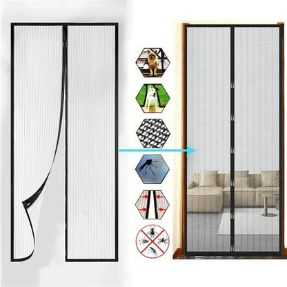 Magnetischer Anti-Mücken Vorhang – Automatisch schließendes Fliegengitter für Türen & Fenster