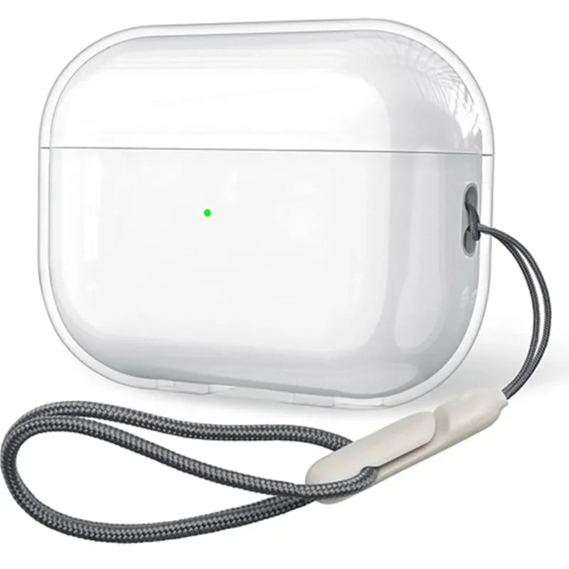Klares Case mit Trageband für AirPods (Pro & alle Generationen) – Schutz & Stil in Einem!