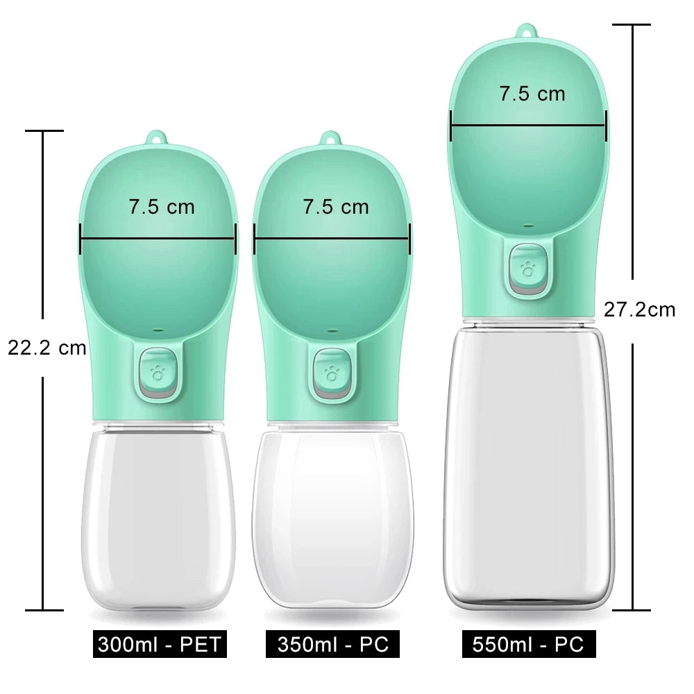 Tragbare Hundewasserflasche – Auslaufsichere Trinkflasche für kleine & große Hunde sowie Katzen – Perfekt für unterwegs! 🐶🐱🚶‍♂️