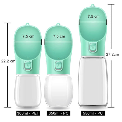 Tragbare Hundewasserflasche – Auslaufsichere Trinkflasche für kleine & große Hunde sowie Katzen – Perfekt für unterwegs! 🐶🐱🚶‍♂️